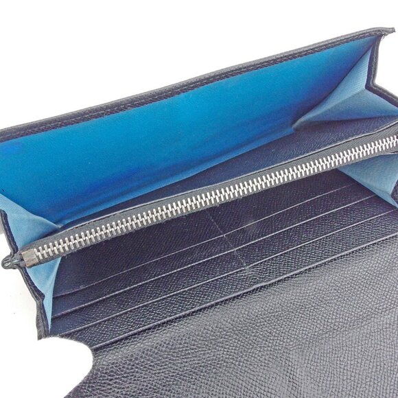 BVLGARI Long Wallet Bulgari Bulgari Leather Authentic USED - Picture 8 of 8